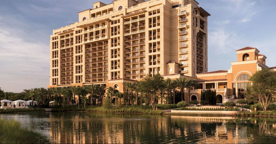 View of the Four Seasons Resort in Walt Disney World Orlando from the Lake 960