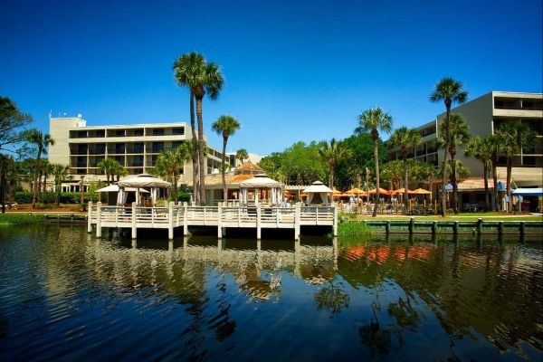 View from the on-site lake the Sonesta Resort in Hilton Head 600