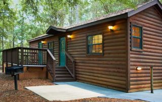 Overall view of one of the rustic cabins at Disney's Fort Wilderness Resort in Orlando 600