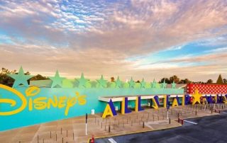 Disney World All Star Music front entrance and Bus Stop 600