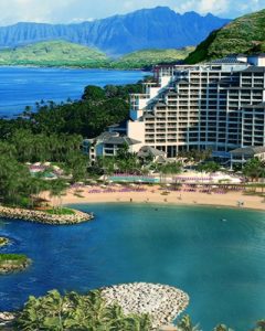 View of the Four Seasons in Honolulu across the Lagoon 400