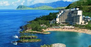 View of the Four Seasons in Honolulu across the Lagoon 960