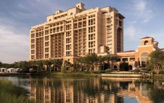 View of the Four Seasons Resort in Walt Disney World Orlando from the Lake 600