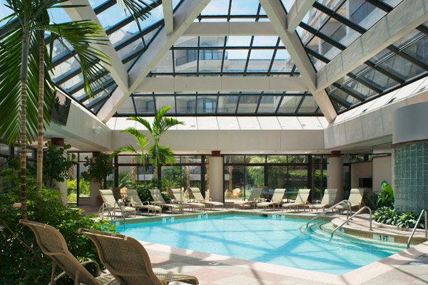 View of a Marriott Hotel with Indoor Pool 600