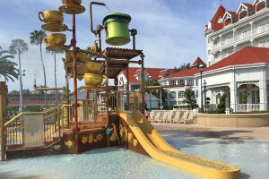 View of the kids water park at the Disney Grand Floridian Resort in Orlando Fl 600