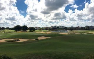 View of the Reunion Resort on-site Golf Course in Orlando Kissimmee Fl