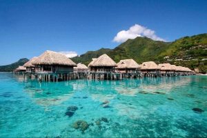Sofitel Ia Ora Beach Resort overwater bungalows over the lagoon in Moorea 600