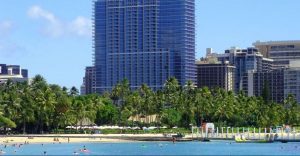 View of the Trump International Hotel and Spa from the Pacific Ocean 960
