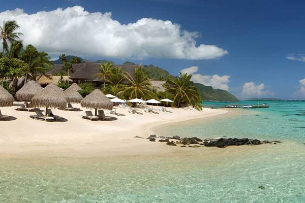 5 Star Beach at Hilton on Moorea Island Frech Polynesia 600